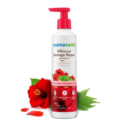 Mamaearth Hibiscus Damage Repair Shampoo - 250 ml