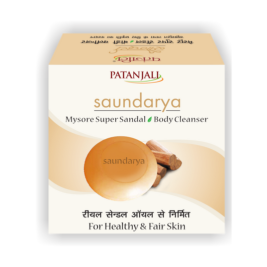 Patanjali Saundarya Sandal Body Cleanser - 75gm