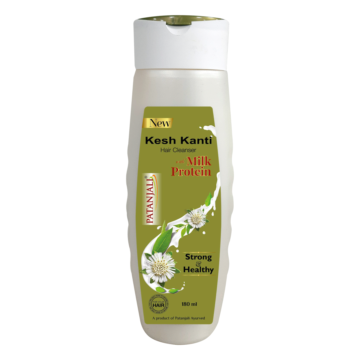 Patanjali Kesh Kanti Milk Protein Shampoo 180 ml