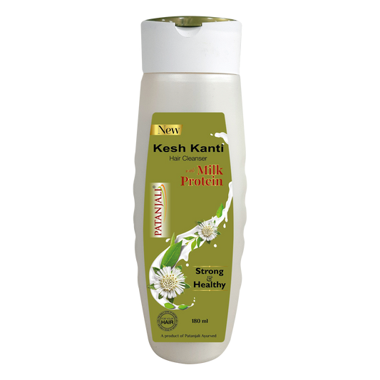 Patanjali Kesh Kanti Milk Protein Shampoo 180 ml