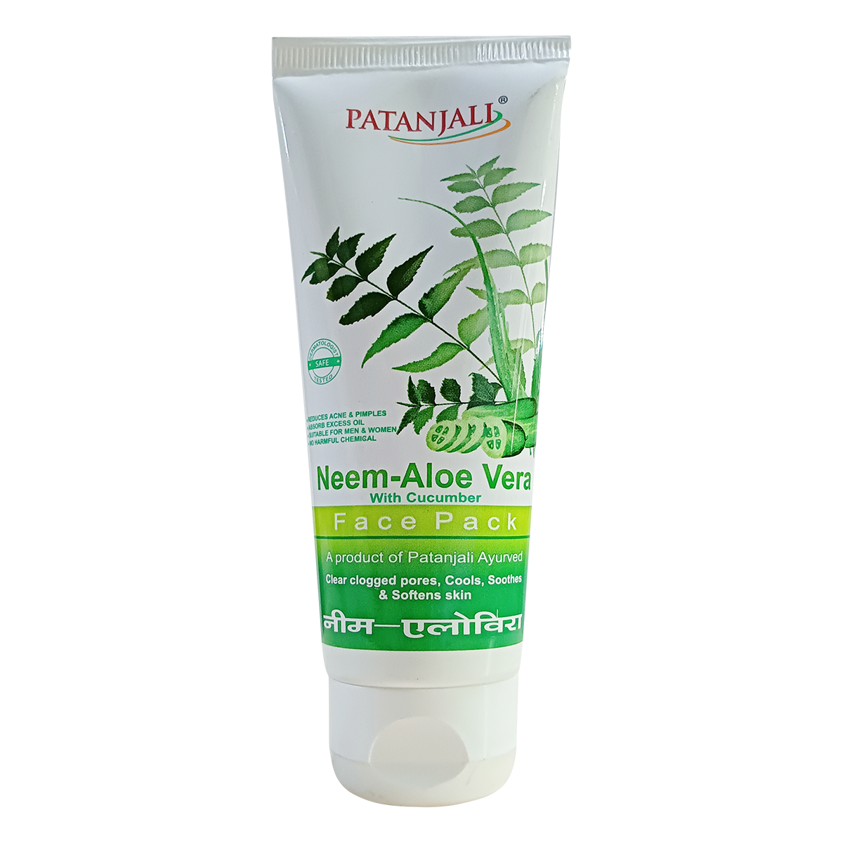 Patanjali Aloevera Neem Cucumber Face Pack - 60g