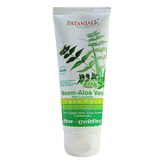 Patanjali Aloevera Neem Cucumber Face Pack - 60g