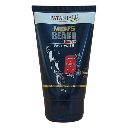 PATANJALI Men's Beard Entice Face Wash - 100gm