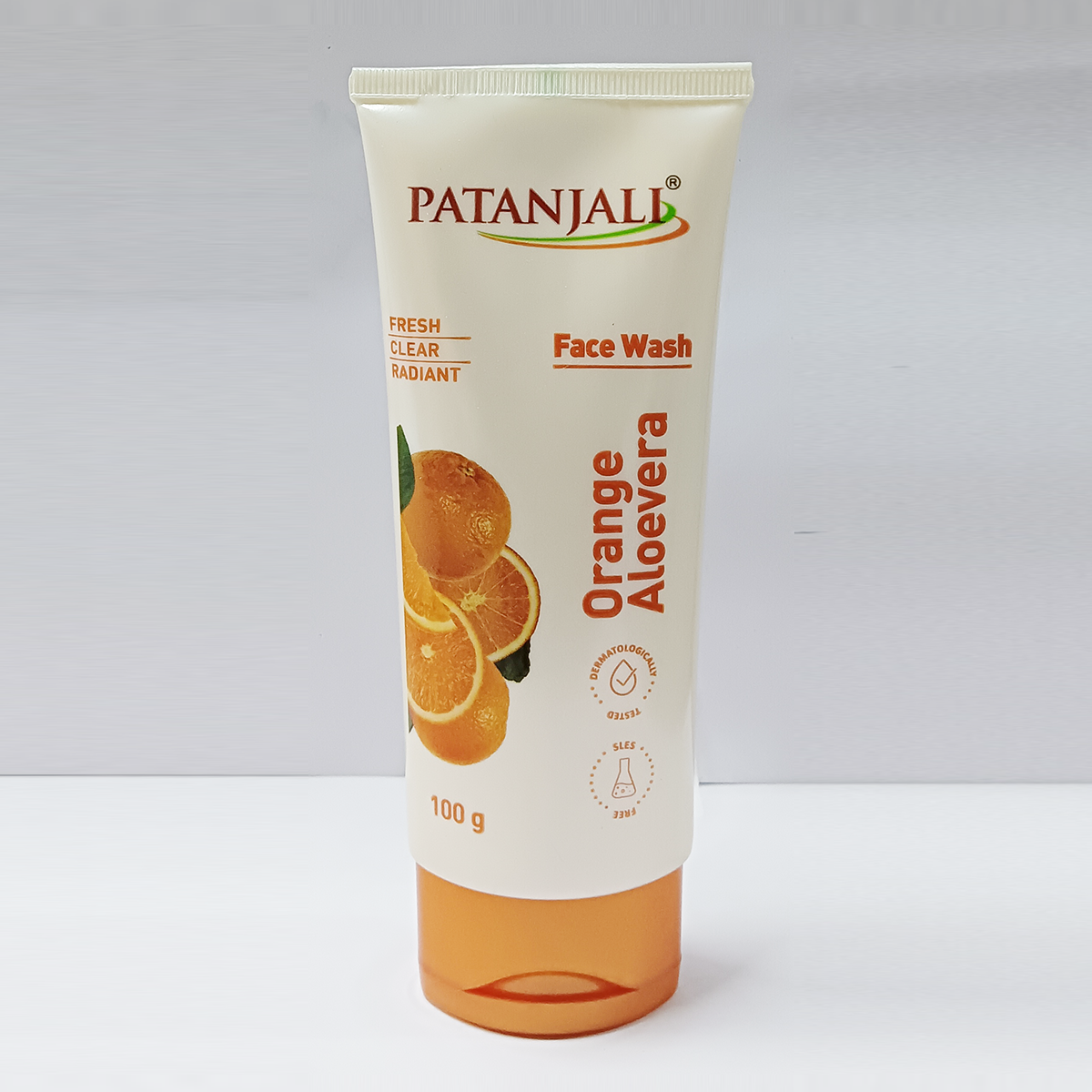 Patanjali Orange Aloe Vera Face Wash - 60gm