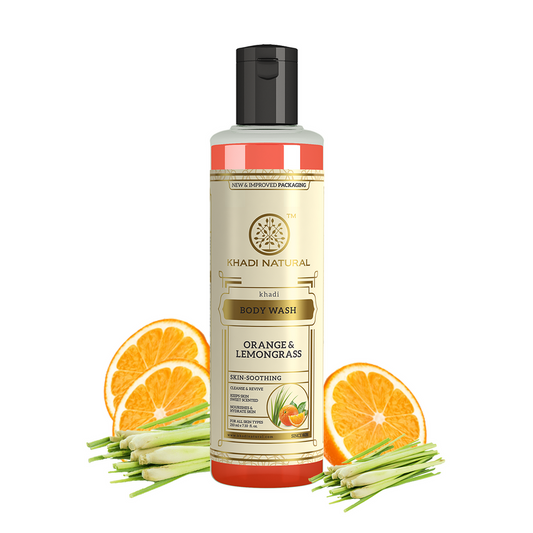 KHADI ORANGE AND LEMONGRASS BODY WASH