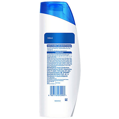 Head & Shoulders Lemon Fresh Anti-Dandruff Shampoo 180 ml