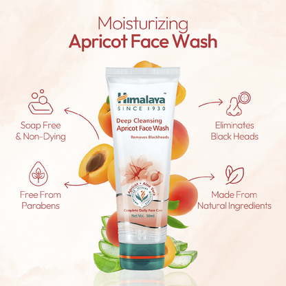 Himalaya deep cleansing apricot face wash 100ml