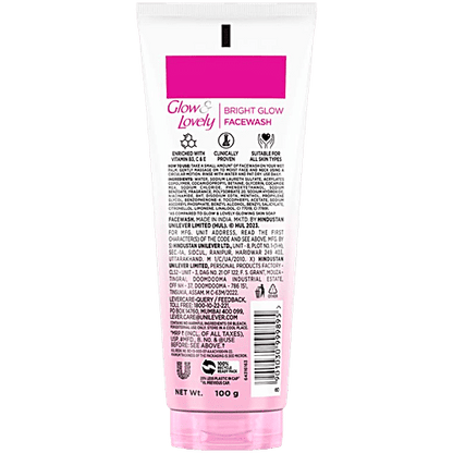 FAIR AND LOVELY GLOW AND LOVELY FACE WASH 100GM