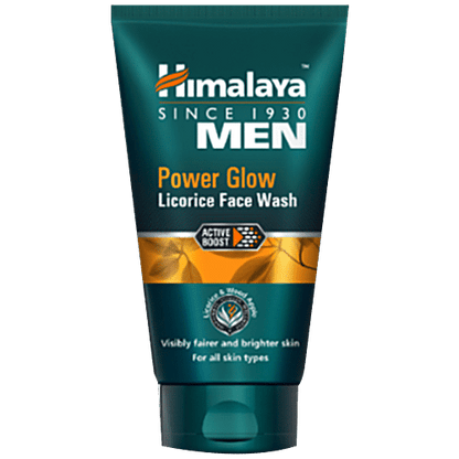 Himalaya Men Power Glow Licorice Face Wash (100ml) (MRP - 180)