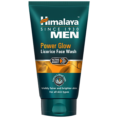 Himalaya Men Power Glow Licorice Face Wash (100ml) (MRP - 180)