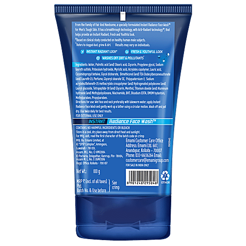 Fair & Handsome Instant Fairness Face Wash