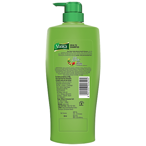 Dabur Vatika Naturals Health Shampoo 640 ml