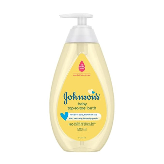 J J BABY TOP TO TOE BATH 500ML