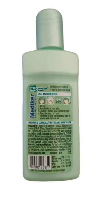 Mediker Anti-Lice Treatment Shampoo - 50ml