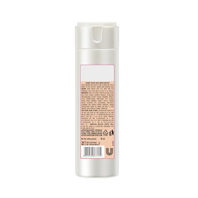 Lakme Peach Milk Intense Moisturizer Lotion (60ml)