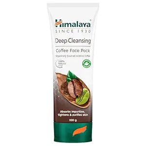 Himalaya Deep Cleansing Coffee Face Pack To Tighten & Purify Skin - 100g