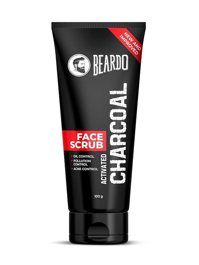 Beardo charcoal face scrub 100g