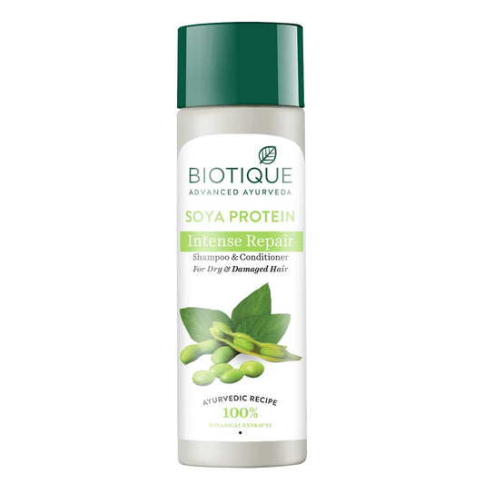 Biotique Bio Soya Protein Intense Repair Shampoo & Conditioner - 190 ml