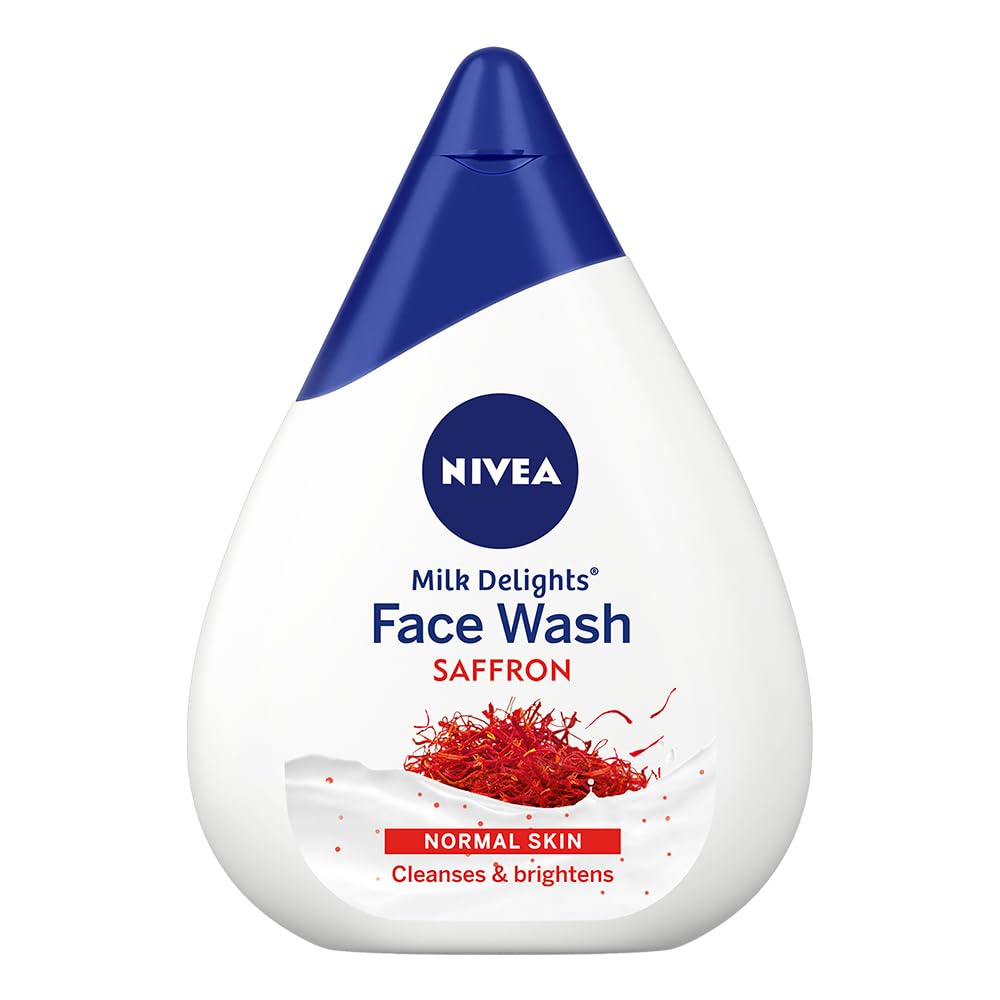 NIVEA Milk Delights Face Wash Precious Saffron For Normal Skin - 50ml