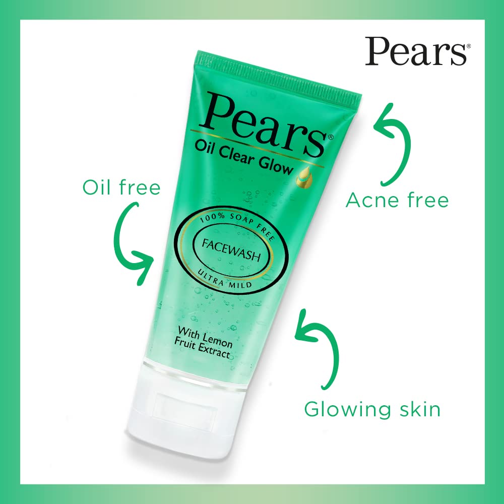 Pears Oil Clear Gentle Ultra Mild Daily Cleansing Facewash - 60g