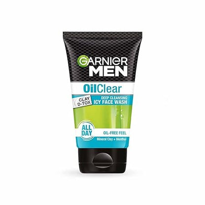 GARNIER MEN OIL CLEAR FACE WASH 100GM