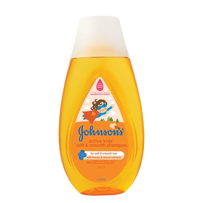 JOHNSONS ACTIVE KIDS SOFT & SMOOTH  SHAMPOO 200ML