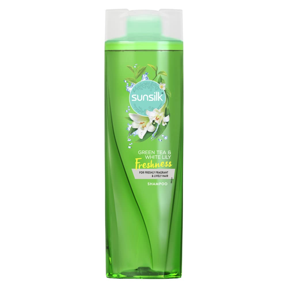 Sunsilk Green Tea and White Lily Freshness Hair Shampoo - 370 ml