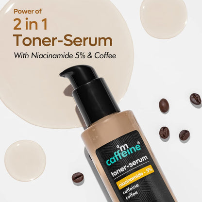 mCaffeine 2-In-1 5% Niacinamide Toner Serum - 150ml