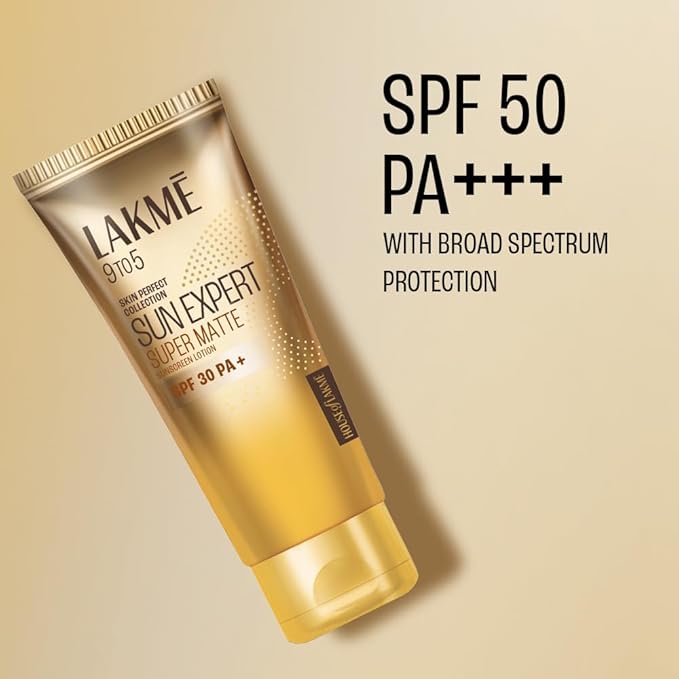 LAKME 9TO5 SUN EXPERT SUPER MATTE SPF 50 PA 18ML