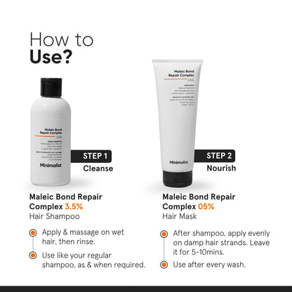 Minimalist maleic bond repair shampoo 250ml