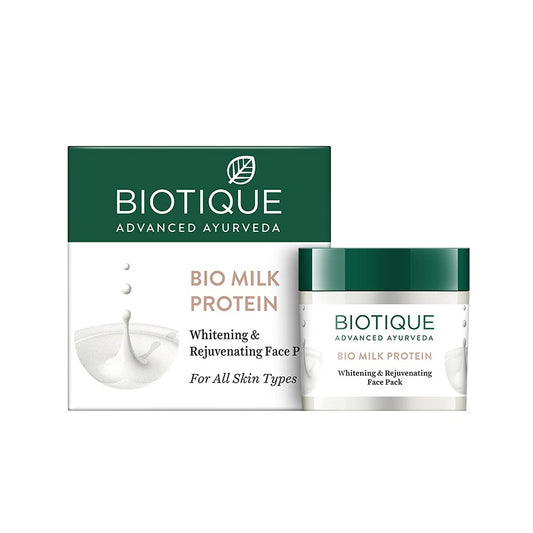 Biotique Milk Protein Instant Glow Brightening Face Pack - 50 g