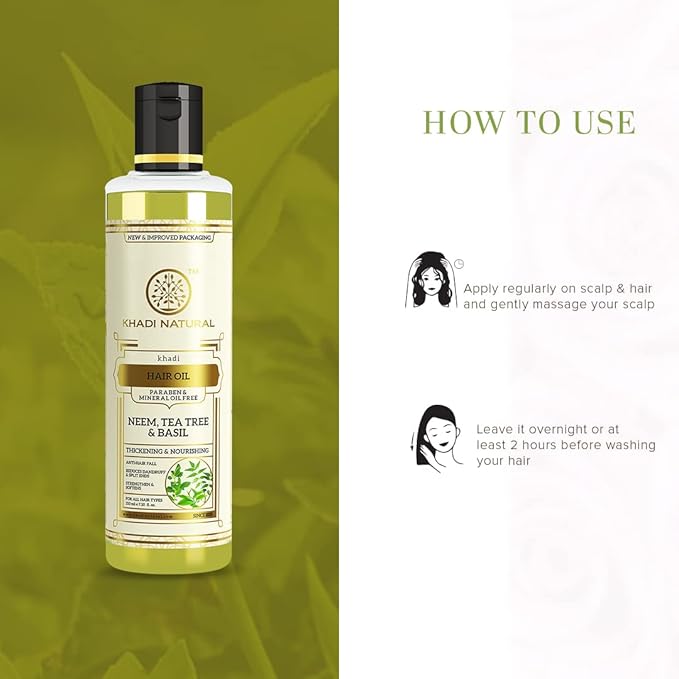 Khadi Ind Teatree Hair Oil 210Ml