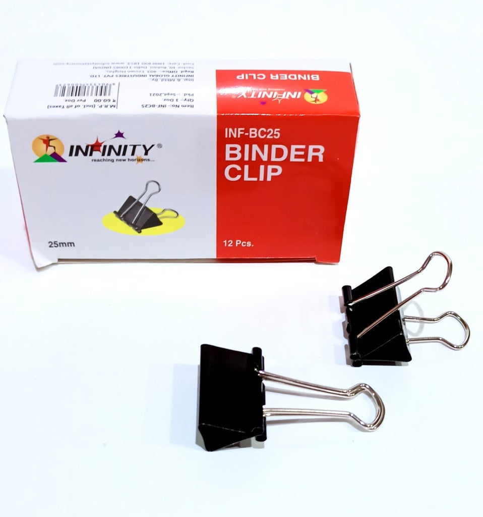 INFINITY BINDER CLIP 25MM