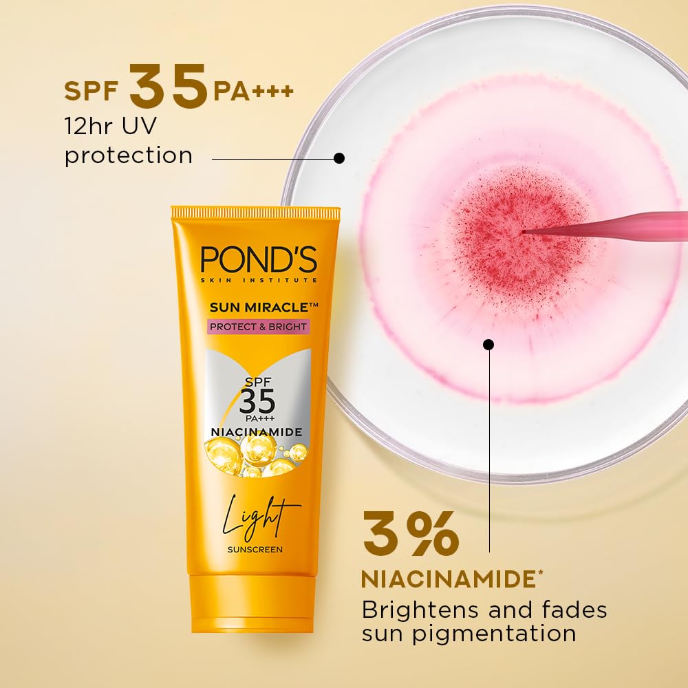 Ponds Sun Miracle SPF 35 PA++ Niacinamide Creme Gel