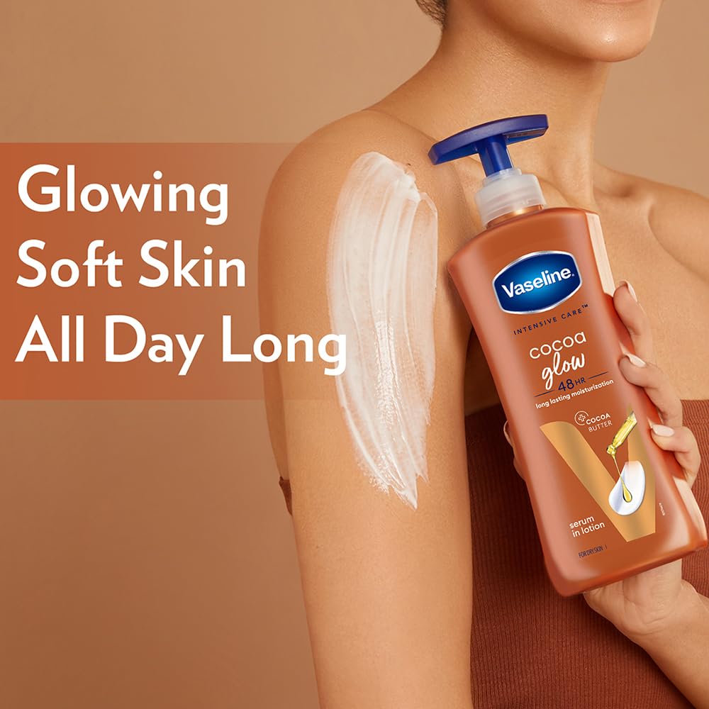 Vaseline Intensive Care Cocoa Glow Lotion for Dull & Dry Skin