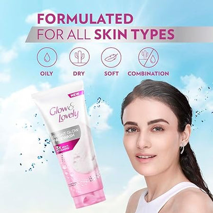 Glow & Lovely Instant Glow Fairness Face Wash 100 g