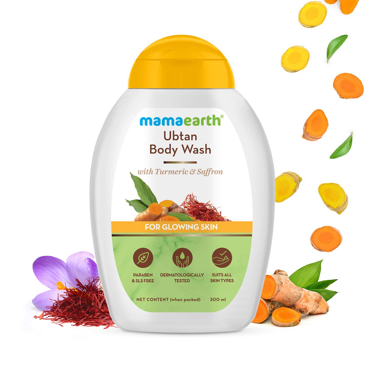 Mamaearth Ubtan Body Wash (300ml)