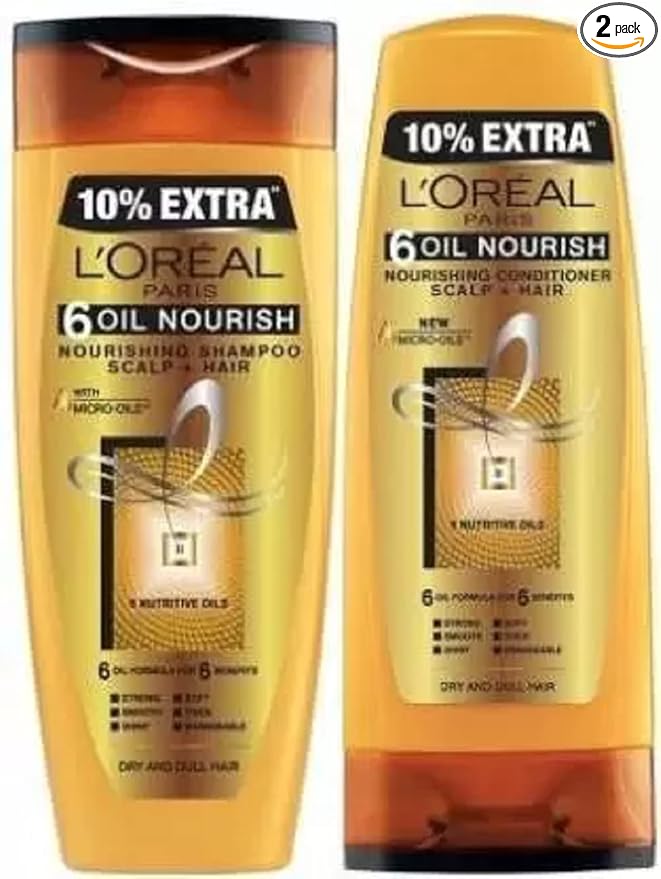 L'Oreal Paris 6 Oil Nourish Nourishing Scalp + Hair Shampoo