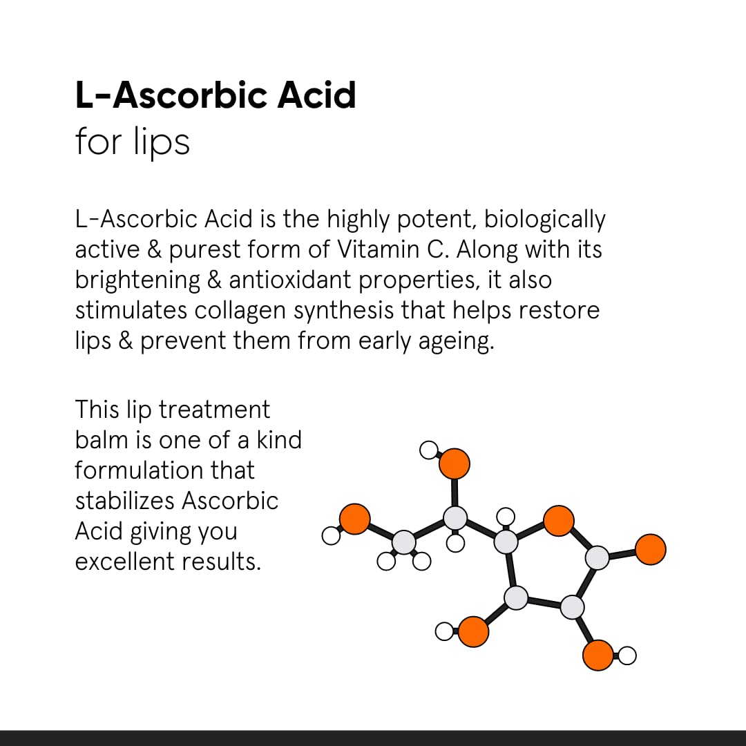 Minimalist 8% L-Ascorbic Acid Lip Treatment Balm - 12gm