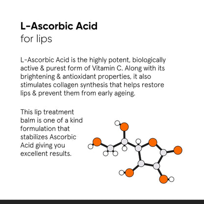 Minimalist 8% L-Ascorbic Acid Lip Treatment Balm - 12gm