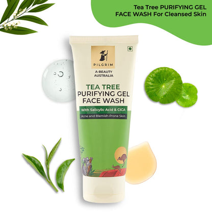 Pilgrim Tea Tree Purifying Gel Face Wash - 100ml