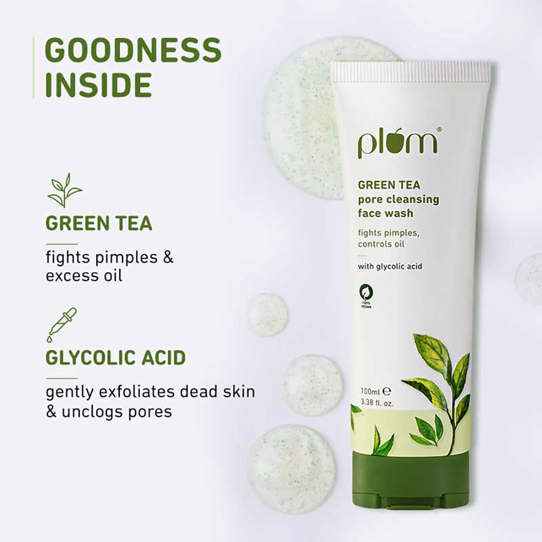 Plum Green Tea Pore Cleansing Face Wash 100ml