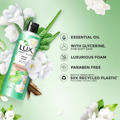 Lux Freesia Scent and Aloe Vera Body Wash 245 ml