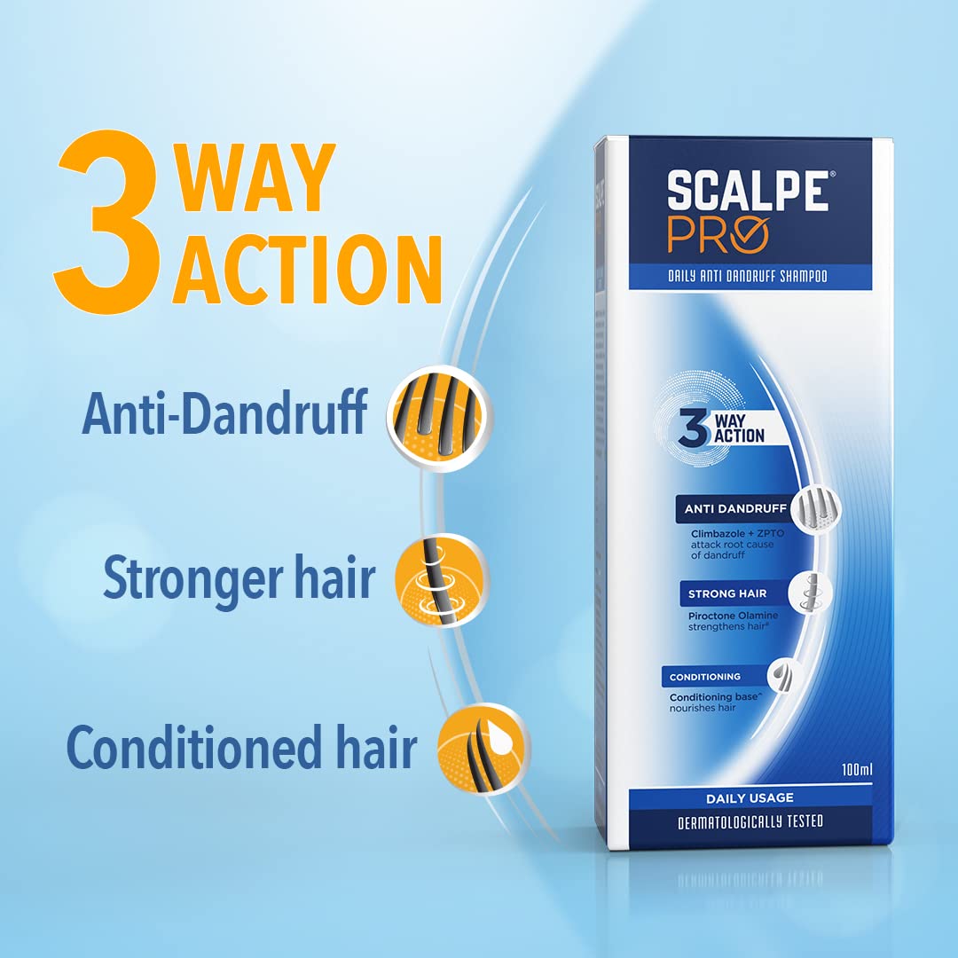 scalpe pro anti dandruff shampoo - 100ml