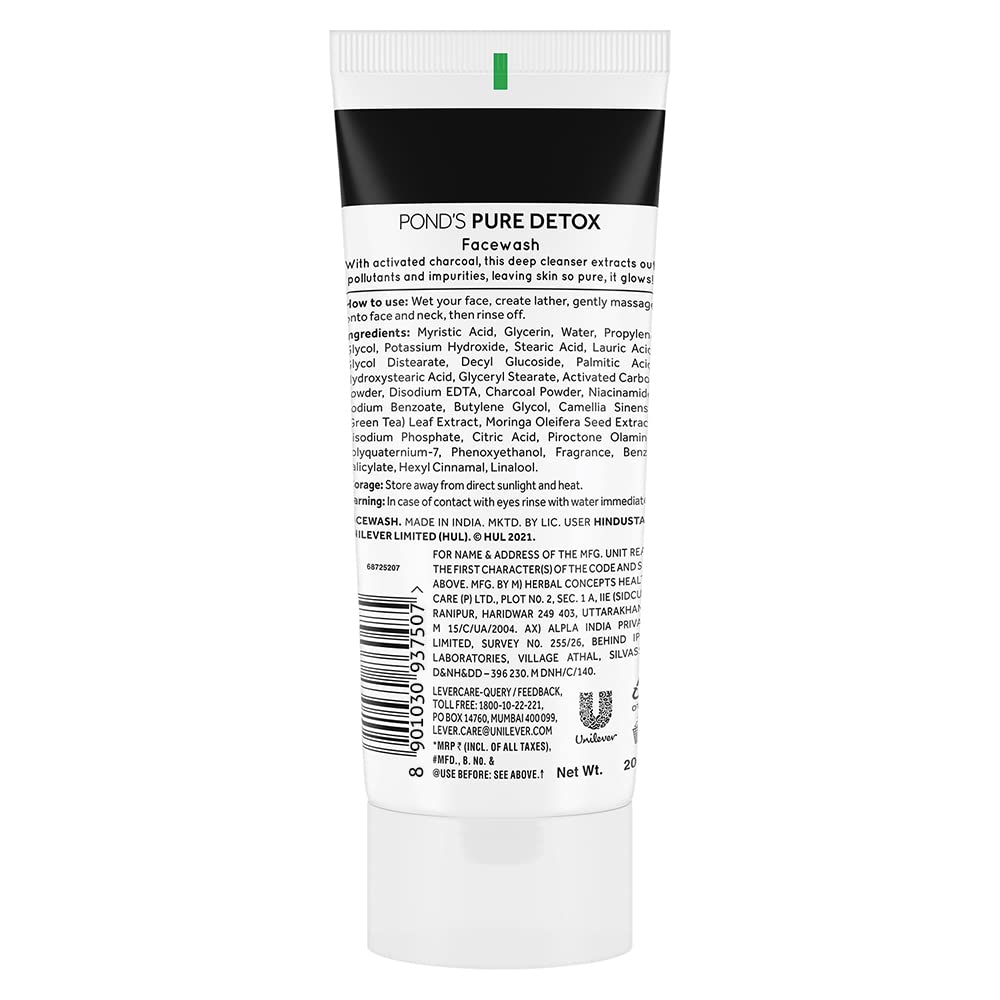 PONDS PURE DETOX FACE WASH