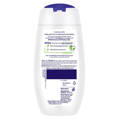 NIVEA Crème Soft Body Wash - 250ml