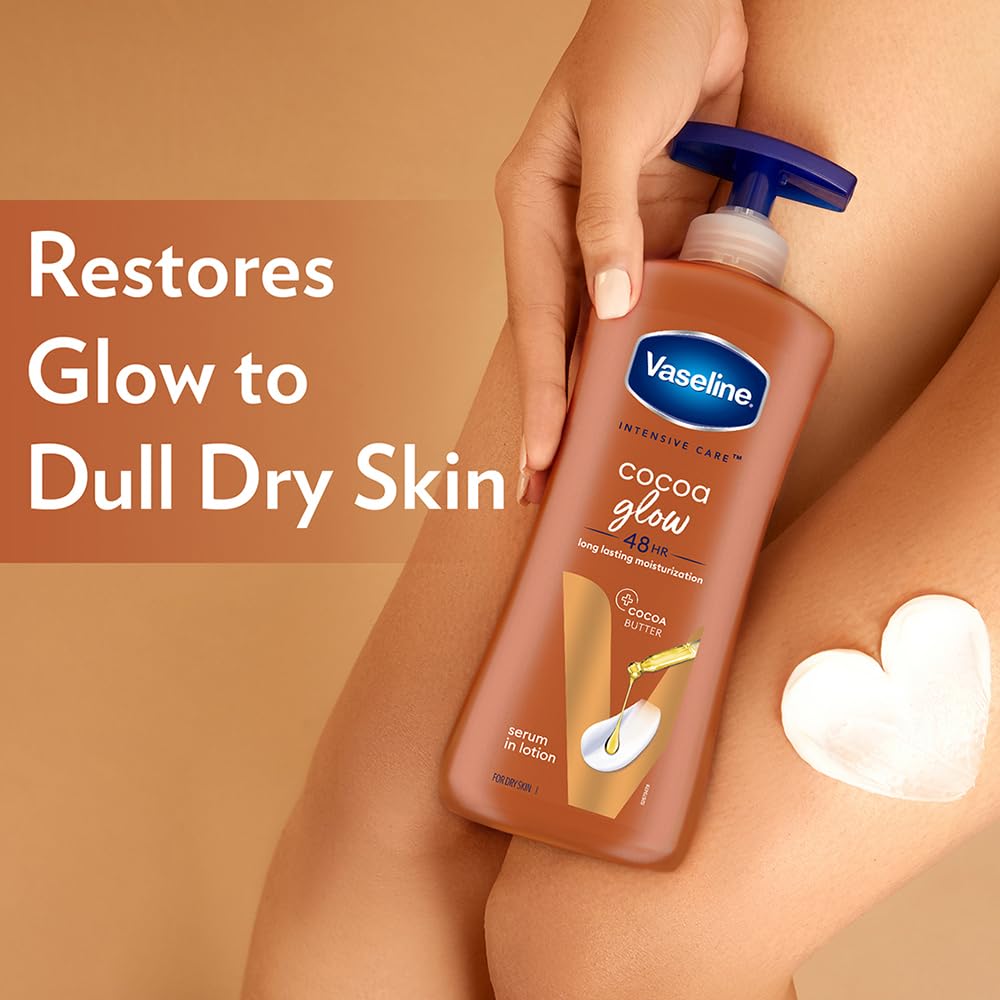 Vaseline Intensive Care Cocoa Glow Lotion for Dull & Dry Skin