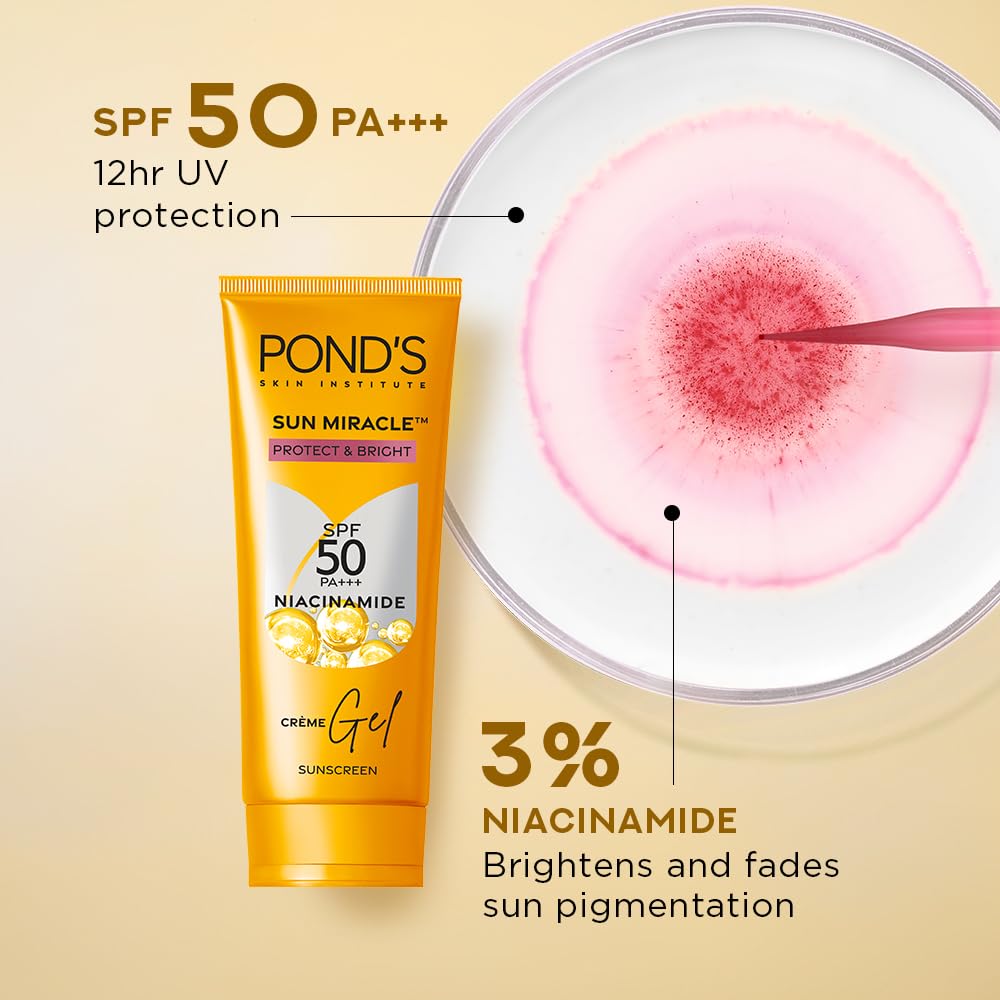 Pond's Serum Boost Sunscreen Gel SPF 50 (100g)