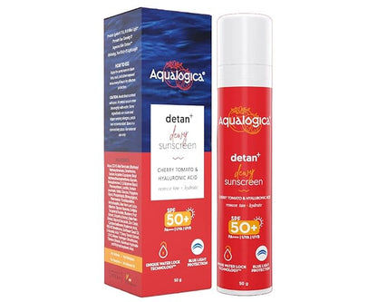 AQUALOGICA DETAN DEWY SUNSCREEN CHERRI TOMATO 50GM