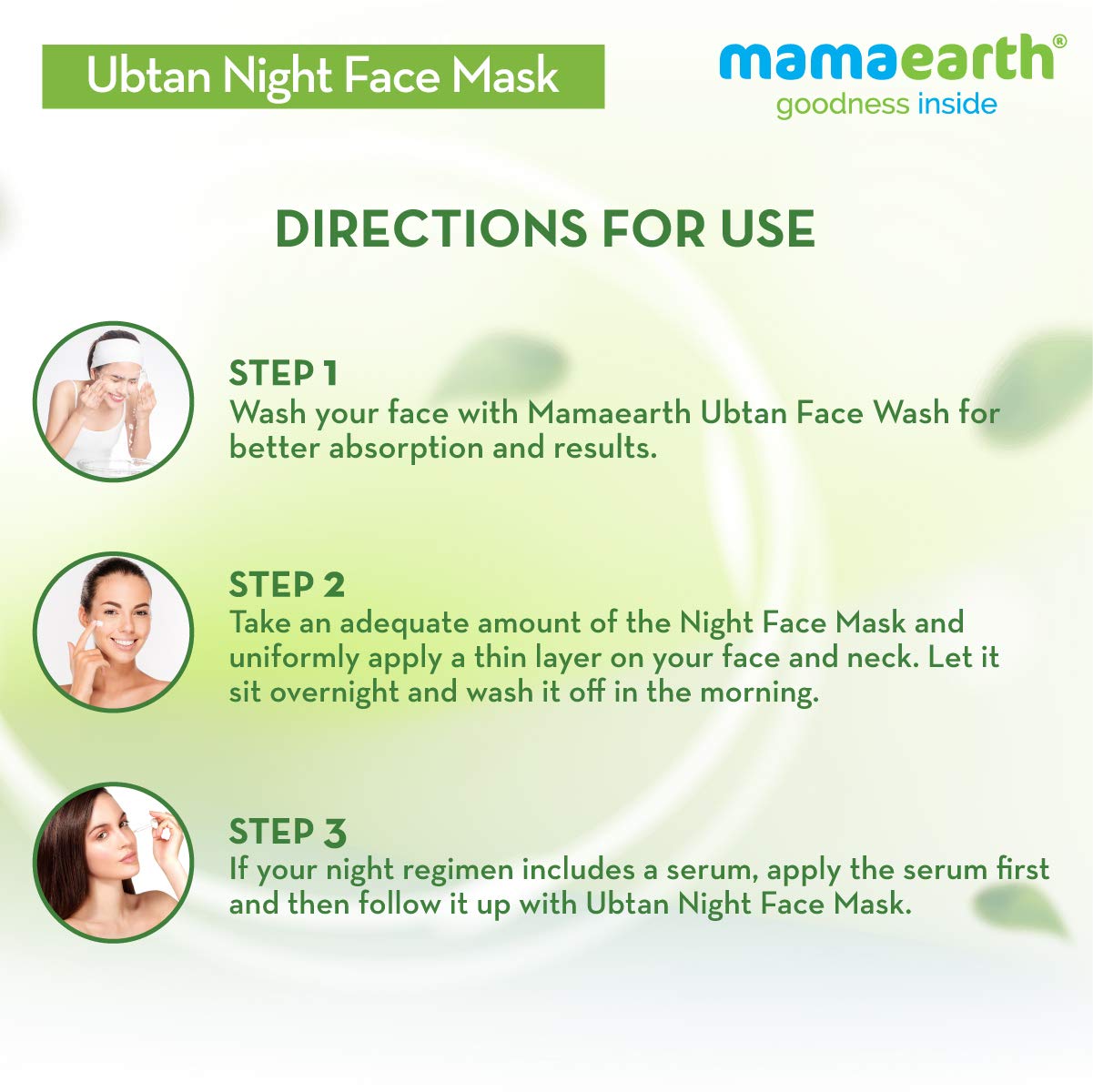 Mamaearth Ubtan Night Face Mask (100g)